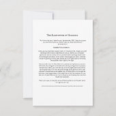 Vuurtoren van de Begeleiding Meditatie Kaart (Achterkant)