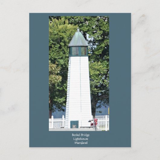 vuurtoren van de brug van Bethel Briefkaart (Voorkant)