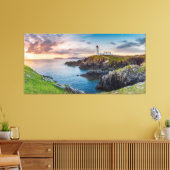 vuurtoren van de Fanad Head | Donegal, Ierland Canvas Afdruk (Insitu (Woonkamer))