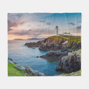 vuurtoren van de Fanad Head   Donegal, Ierland Fleece Deken