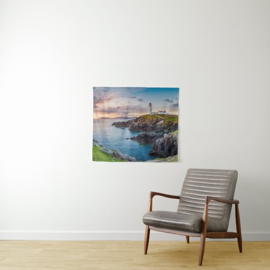 vuurtoren van de Fanad Head | Donegal, Ierland Wandkleed (In Situ (horizontaal))