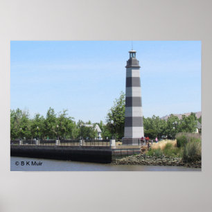 vuurtoren van de haven van poster - Suisun Harbour