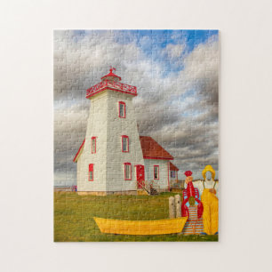Vuurtoren van de Houteilanden Legpuzzel