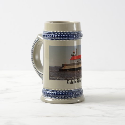 vuurtoren van de kustwacht bierpul (Voorkant links)