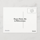 Vuurtoren van de luchthaven Harbour met Briefkaart (Achterkant)