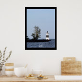 vuurtoren van de Noordpier, presque Isle, PA-Poste Poster (Keuken)