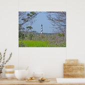 Vuurtoren van de poster Cape Hatteras uit Wetlands (Keuken)