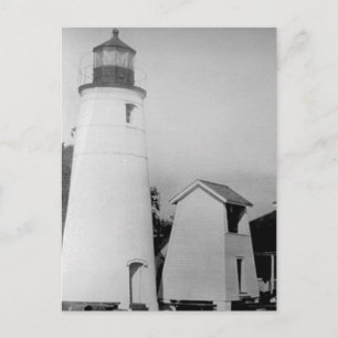 vuurtoren van de Tchefuncte River Range 2 Briefkaart