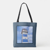 vuurtoren van de waterverf draagtas (Achterkant)