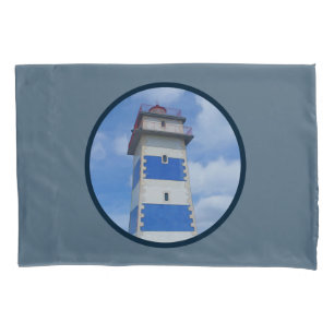 vuurtoren van de waterverf kussensloop