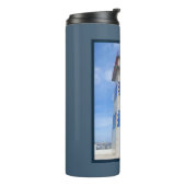 vuurtoren van de waterverf thermosbeker (Gedraaid links)