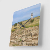 vuurtoren van de waterverf vierkante klok (Hoek)