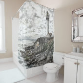 vuurtoren van duif Point Douchegordijn (In situ)