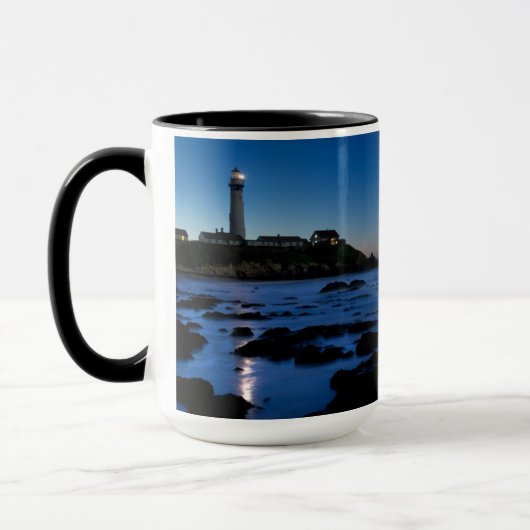 vuurtoren van duif Point | Half-moonbay, Ca Mok (Links)
