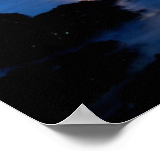 vuurtoren van duif Point | Half-moonbay, Ca Poster (Hoek)