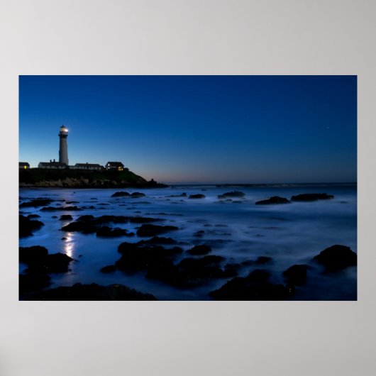 vuurtoren van duif Point | Half-moonbay, Ca Poster (Voorkant)