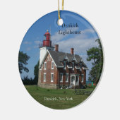 vuurtoren van Dunkirk Keramisch Ornament (Links)