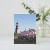 vuurtoren van East Quoddy Briefkaart (Staand voorkant)