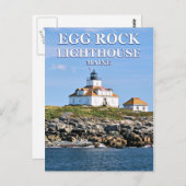 vuurtoren van Egg Rock, Briefkaart van Bar Harbour (Voorkant / Achterkant)