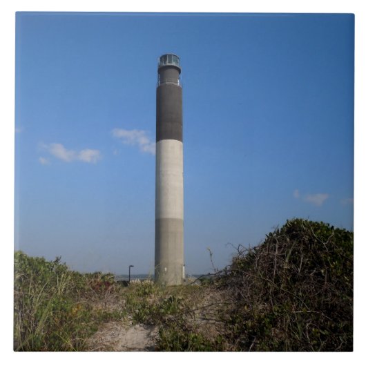 Vuurtoren van eikeneiland tegeltje (Voorkant)