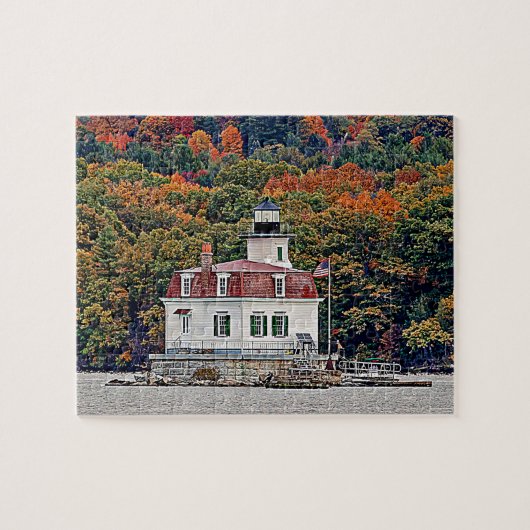 vuurtoren van Esopus Meadows Legpuzzel (Horizontaal)