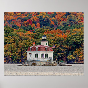 vuurtoren van Esopus Meadows Poster