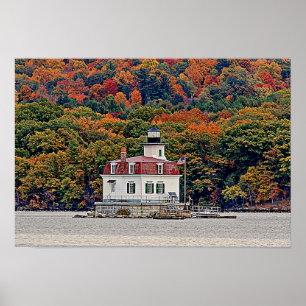vuurtoren van Esopus Meadows Poster