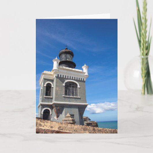 vuurtoren van Faro Kaart (Voorkant)