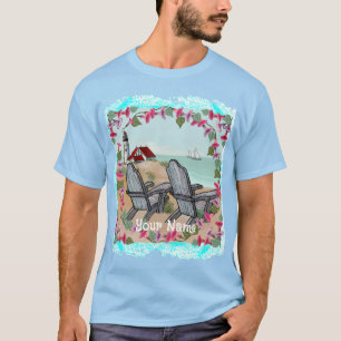 vuurtoren van Floral Noon t-shirt