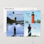 Vuurtoren van Florida Briefkaart (Voorkant / Achterkant)