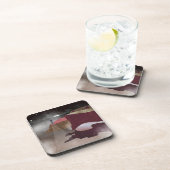 vuurtoren van Foggy Bier Onderzetter (Rechterzijde)