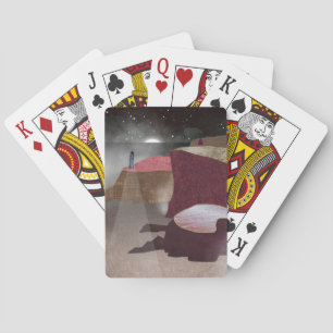 vuurtoren van Foggy Pokerkaarten