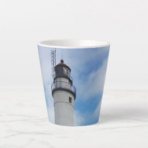 vuurtoren van Fort Gratiot Michigan Latte Mok