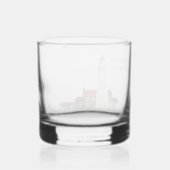 vuurtoren van Fort Gratiot Whisky Glas (Achterkant)