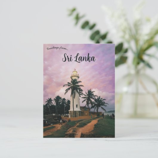 vuurtoren van Galle in Sri Lanka Briefkaart (Staand voorkant)