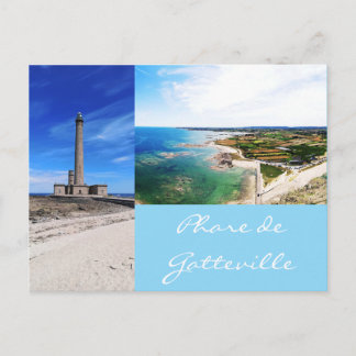 Vuurtoren van Gatteville Normandie Frankrijk Briefkaart
