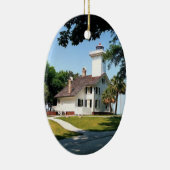 vuurtoren van Haig Point Keramisch Ornament (Rechts)