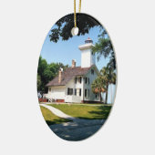 vuurtoren van Haig Point Keramisch Ornament (Links)