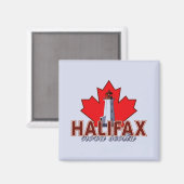 vuurtoren van Halifax Magneet (Voorkant / Achterkant)