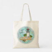 vuurtoren van Hawaii Tote Bag (Achterkant)