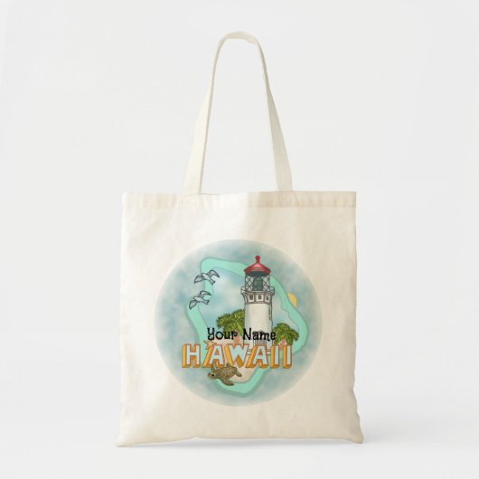 vuurtoren van Hawaii Tote Bag (Voorkant)