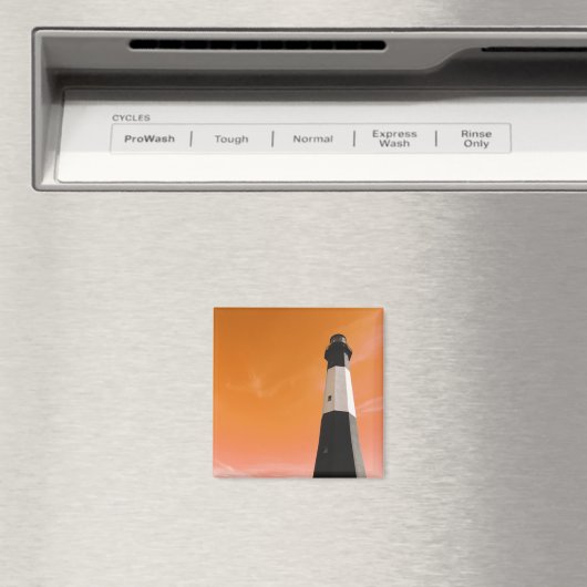 vuurtoren van het eiland tybee magneet (Insitu (Vaatwasser))