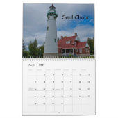 vuurtoren van het Michigan Upper Peninsula Kalender (Mar 2027)