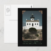 vuurtoren van het oude punt Loma Briefkaart (Voorkant / Achterkant)