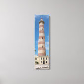 vuurtoren van het verticale canvas Praia da barra (Voorkant)