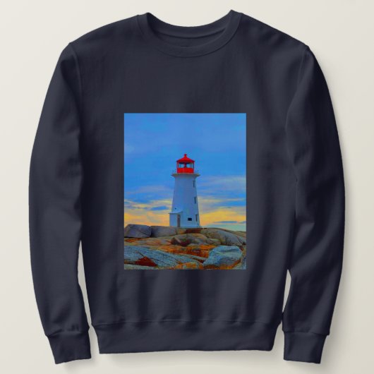 Vuurtoren van het vuurtoren van het shirt van Pegg (Design voorkant)