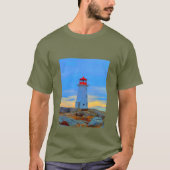 Vuurtoren van het vuurtoren van het shirt van Pegg (Voorkant)