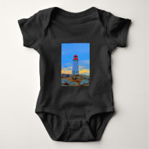 Vuurtoren van het vuurtoren van het shirt van Pegg
