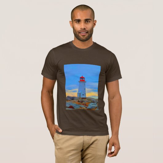 Vuurtoren van het vuurtoren van het shirt van Pegg (Voorkant volledig)