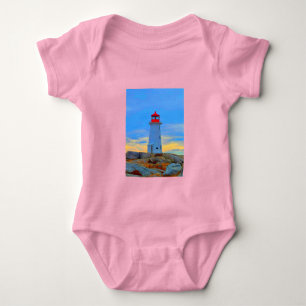 Vuurtoren van het vuurtoren van het shirt van Pegg
